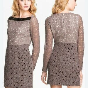 Diane Von Furstenberg Sarita Pebble Lace Combo Dress